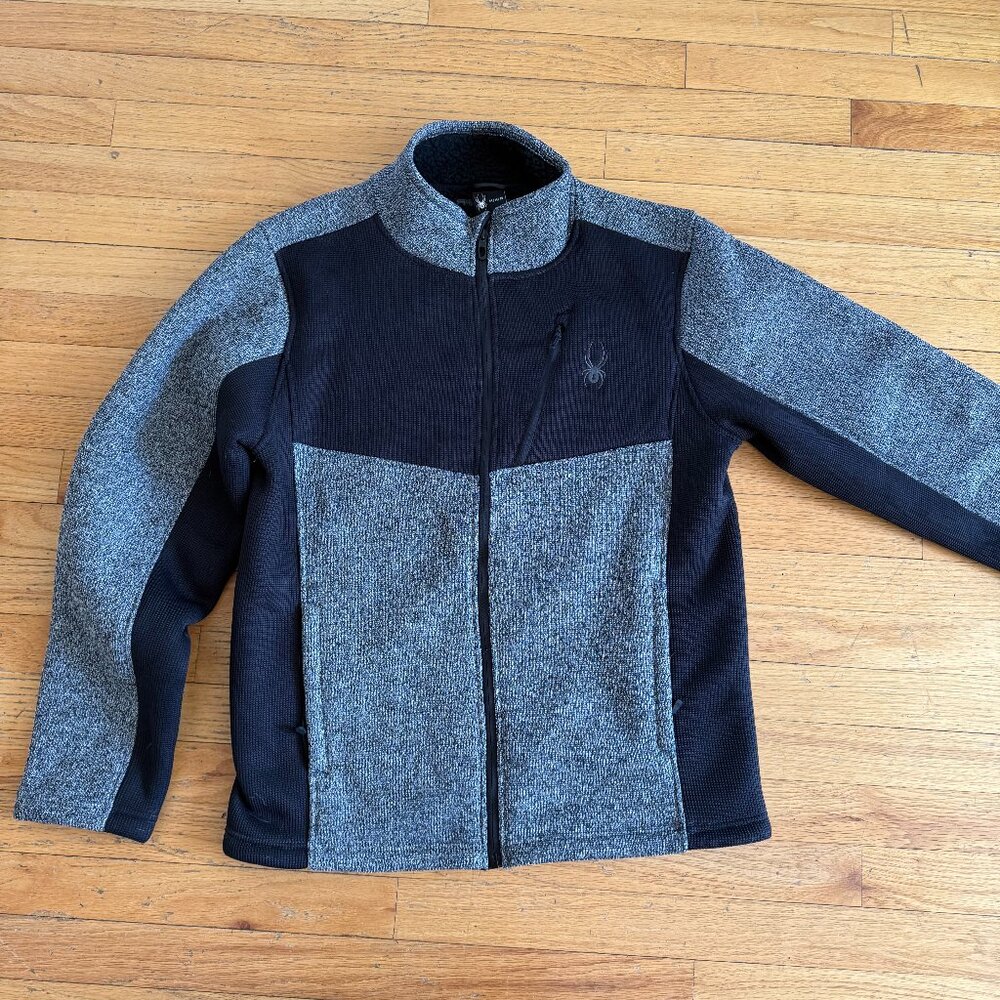 Spyder Stellar Sweater Fleece Jacket - Full Zip Men's Medium